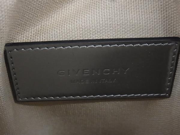 GIVENCHY ジバンシィ ハンドバッグ アンティゴナ ポートフォリオポーチ シルバー パテントレザー ユニセックス 2WAY 新品未使用展示品