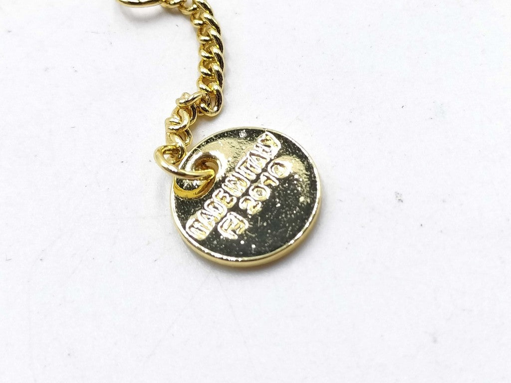 FENDI フェンディ ネックレス エフイズ ゴールド メタル レディース ラインストーン