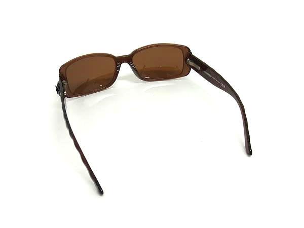 CHANEL シャネル サングラス カメリア 5111 ブラウン プラスチック ユニセックス 美品