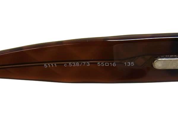 CHANEL シャネル サングラス カメリア 5111 ブラウン プラスチック ユニセックス 美品