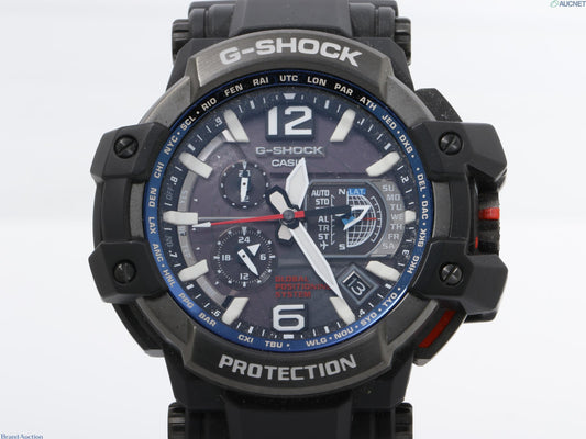 CASIO カシオ 時計 GSHOCK スカイコックピット GPW10001AJF ブラック 樹脂 ステンレススチール メンズ アナログ 超美品