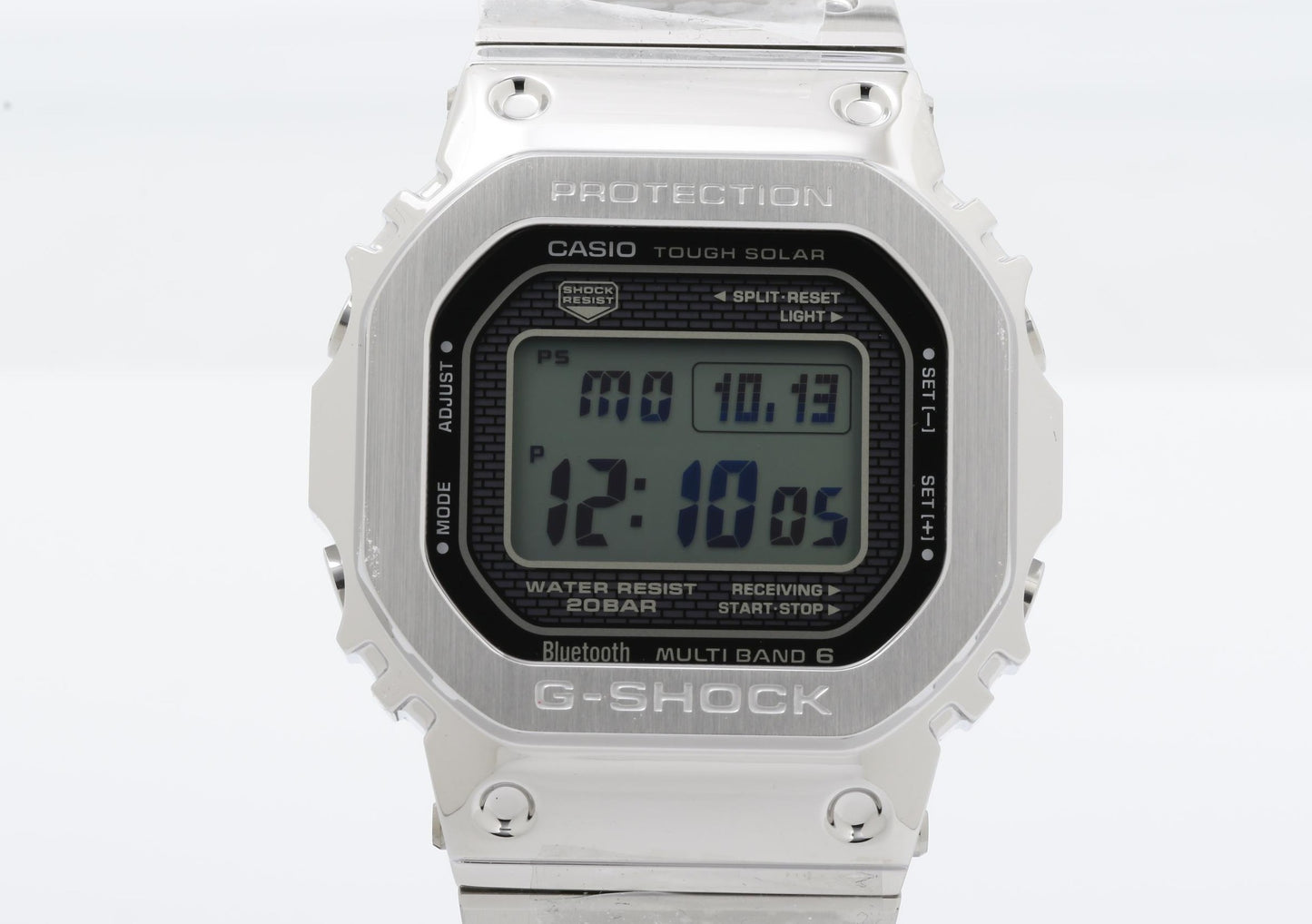 CASIO カシオ 時計 GSHOCK FULL METAL 5000 SERIES GMWB5000D1JF シルバー ステンレススチール メンズ デジタル 新品未使用展示品