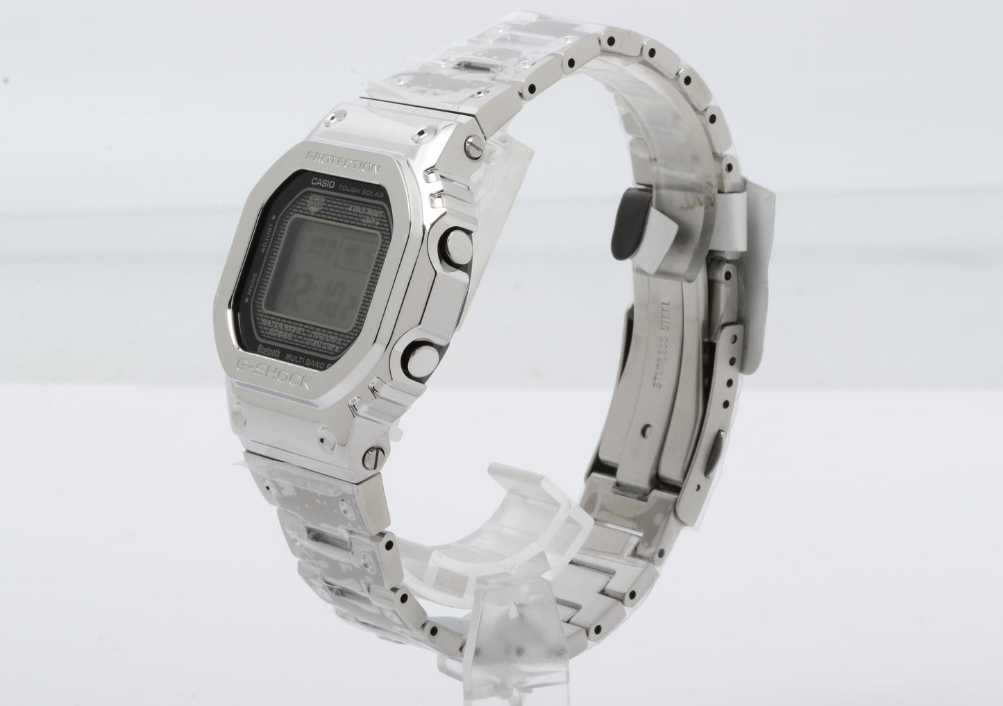 CASIO カシオ 時計 GSHOCK FULL METAL 5000 SERIES GMWB5000D1JF シルバー ステンレススチール メンズ デジタル 新品未使用展示品
