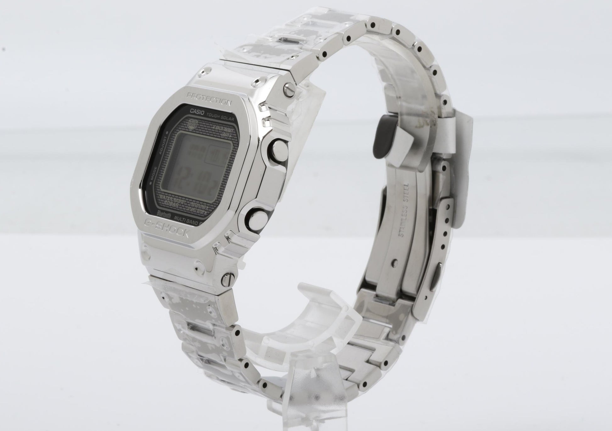 CASIO カシオ 時計 GSHOCK FULL METAL 5000 SERIES GMWB5000D1JF シルバー ステンレススチール メンズ デジタル 新品未使用展示品