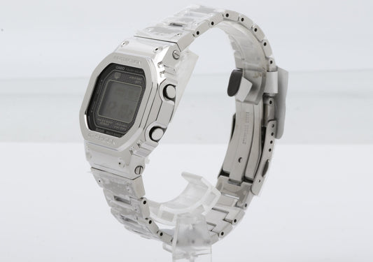 CASIO カシオ 時計 GSHOCK FULL METAL 5000 SERIES GMWB5000D1JF シルバー ステンレススチール メンズ デジタル 新品未使用展示品