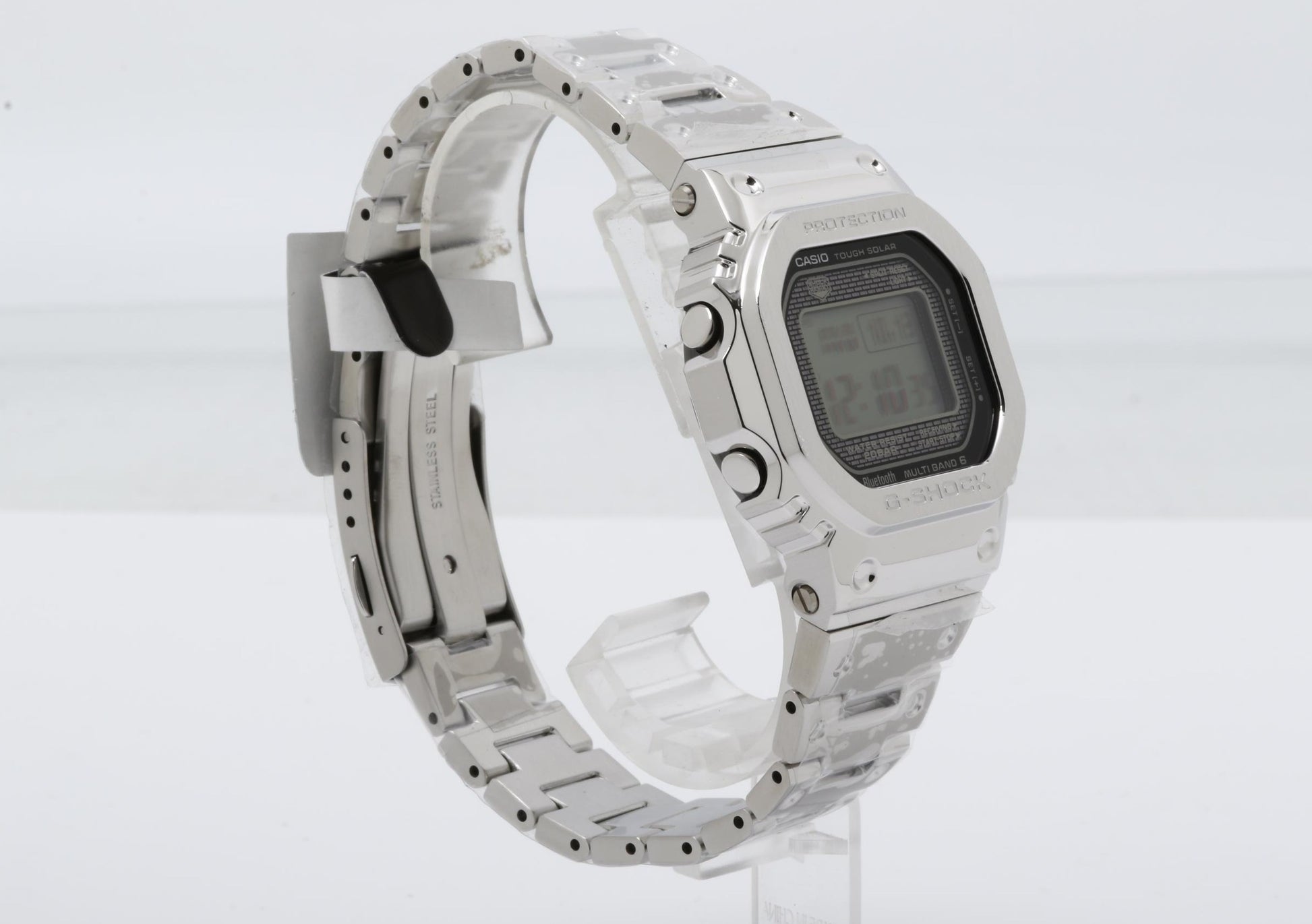 CASIO カシオ 時計 GSHOCK FULL METAL 5000 SERIES GMWB5000D1JF シルバー ステンレススチール メンズ デジタル 新品未使用展示品
