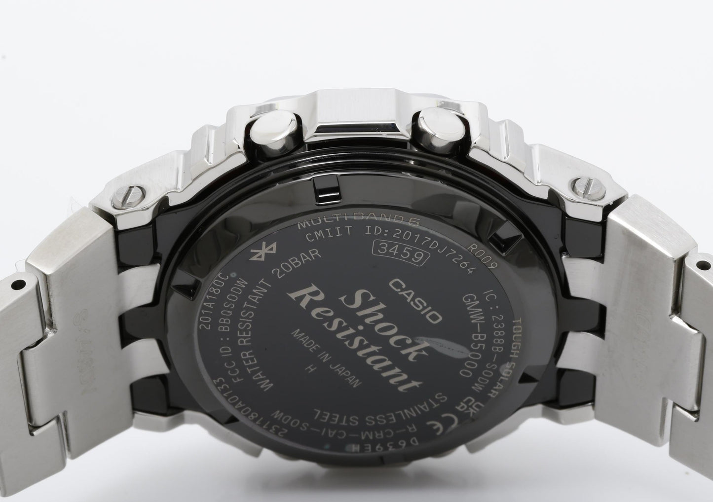 CASIO カシオ 時計 GSHOCK FULL METAL 5000 SERIES GMWB5000D1JF シルバー ステンレススチール メンズ デジタル 新品未使用展示品