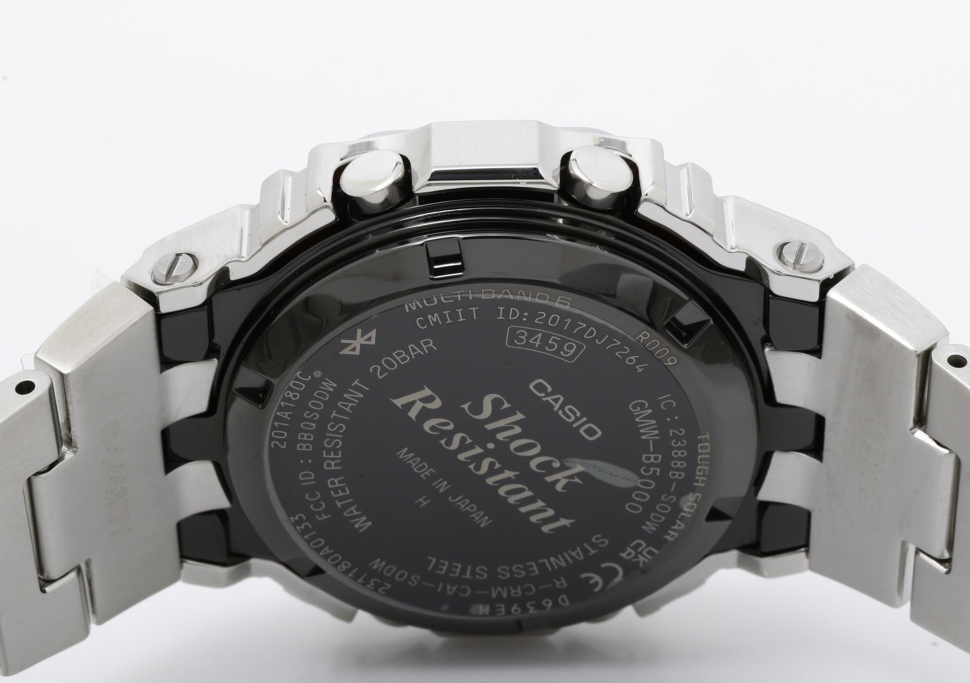 CASIO カシオ 時計 GSHOCK FULL METAL 5000 SERIES GMWB5000D1JF シルバー ステンレススチール メンズ デジタル 新品未使用展示品