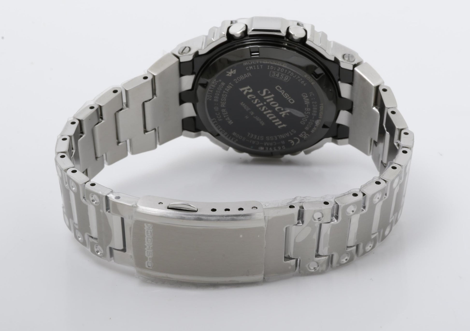 CASIO カシオ 時計 GSHOCK FULL METAL 5000 SERIES GMWB5000D1JF シルバー ステンレススチール メンズ デジタル 新品未使用展示品