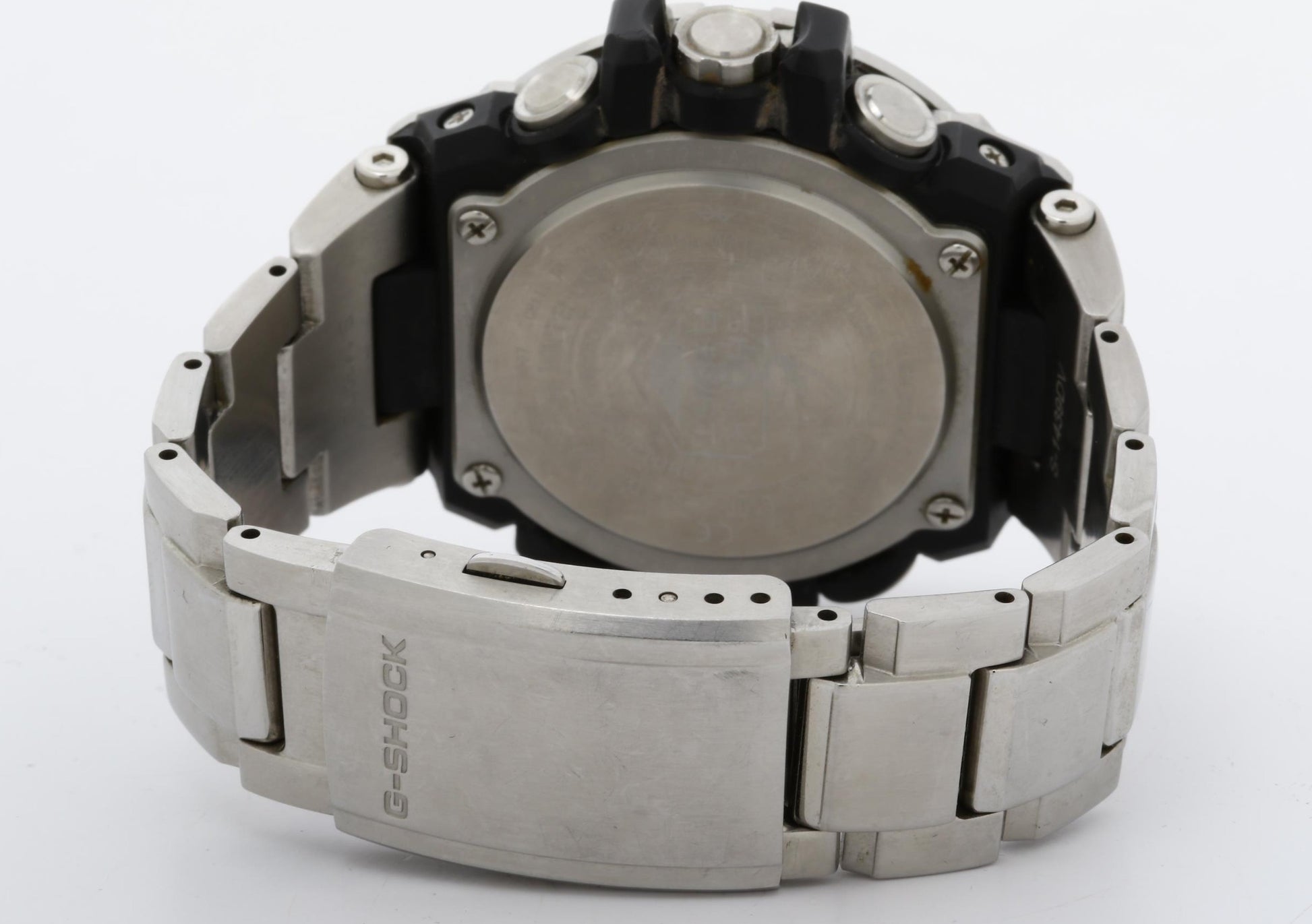 CASIO カシオ 時計 GSHOCK GSTEEL GSTB100 Series GSTB100 ブラック シルバー 樹脂 ステンレススチール メンズ アナログ