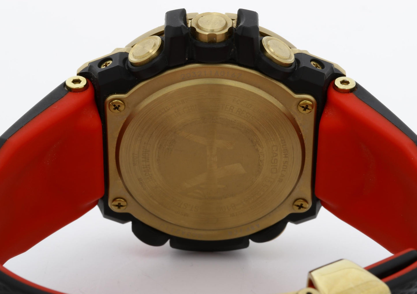 CASIO カシオ 時計 GSHOCK GSTB100RH ブラック ゴールド 樹脂 ステンレススチール メンズ 八村塁モデル アナログ 美品