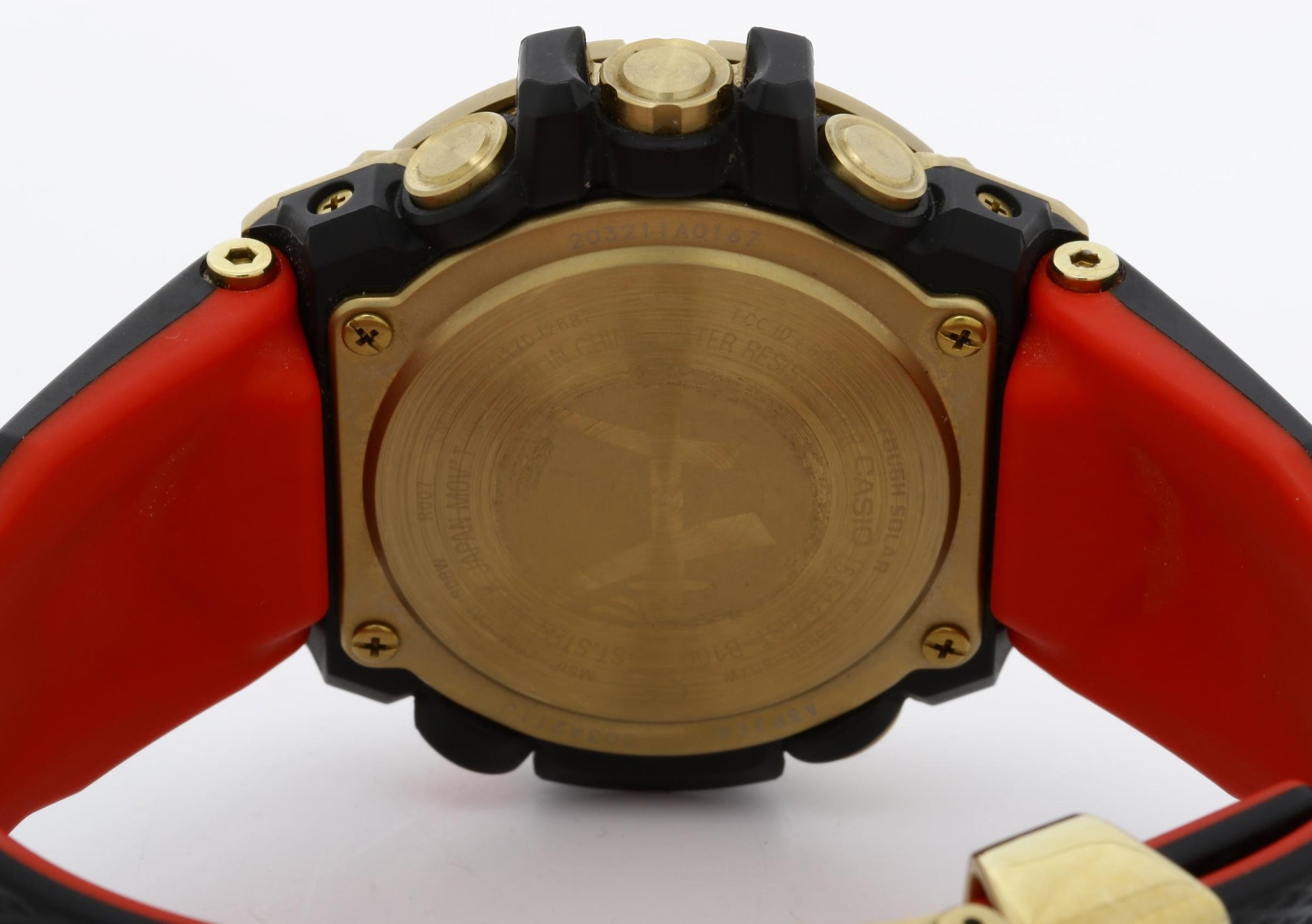 CASIO カシオ 時計 GSHOCK GSTB100RH ブラック ゴールド 樹脂 ステンレススチール メンズ 八村塁モデル アナログ 美品