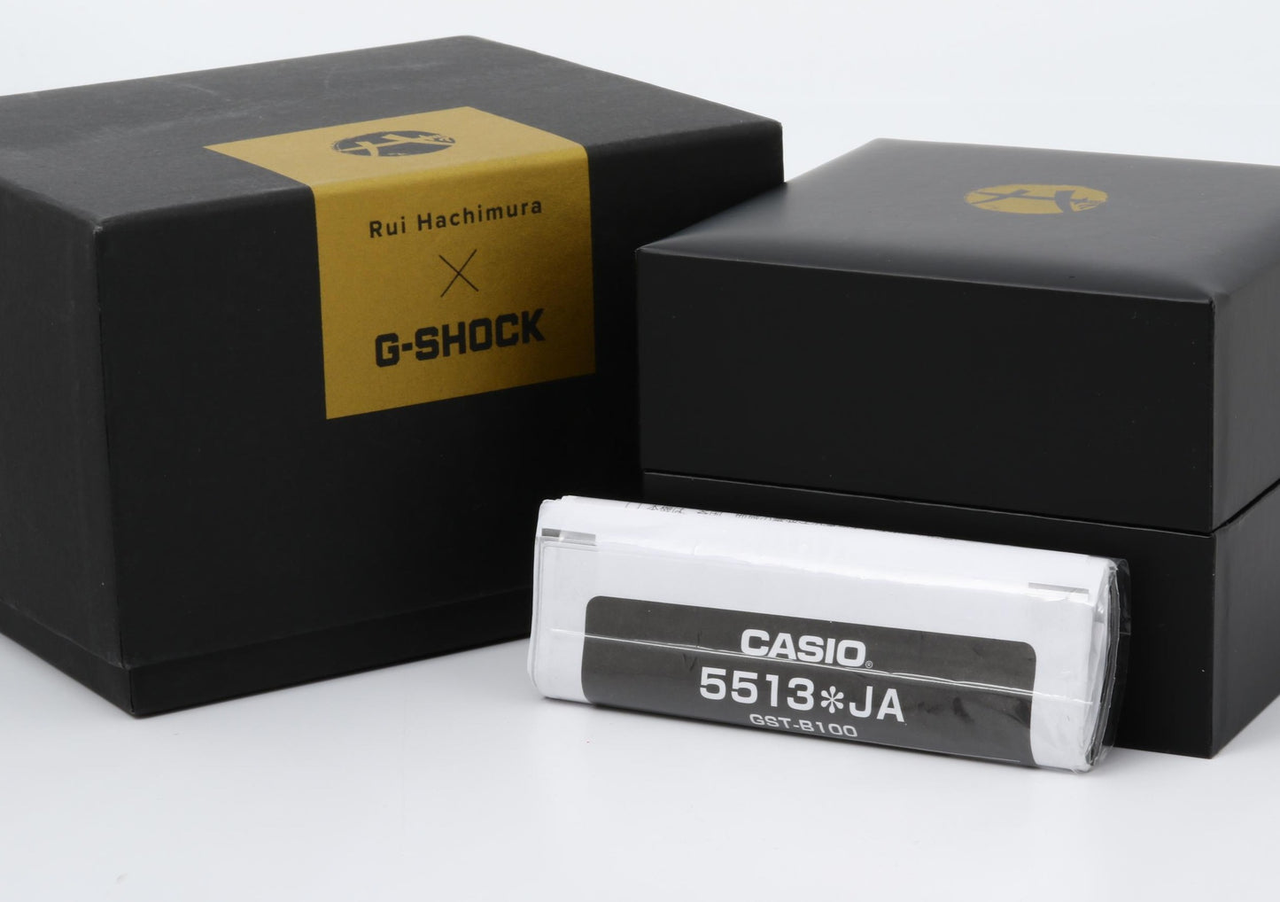 CASIO カシオ 時計 GSHOCK GSTB100RH ブラック ゴールド 樹脂 ステンレススチール メンズ 八村塁モデル アナログ 美品