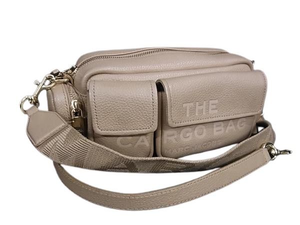 MARC JACOBS マークジェイコブス ショルダーバッグ ザ レザー カーゴ バッグ ブラウン系 レザー レディース 2WAY 美品