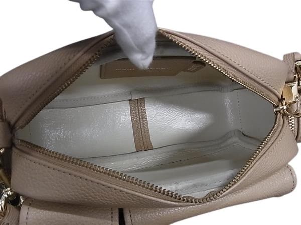 MARC JACOBS マークジェイコブス ショルダーバッグ ザ レザー カーゴ バッグ ブラウン系 レザー レディース 2WAY 美品