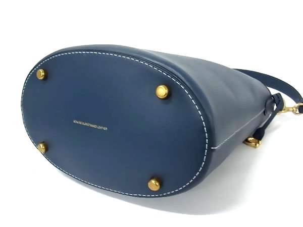 COACH コーチ トートバッグ ダコタ バケットバッグ CH726 ネイビー レザー レディース 2WAY 超美品