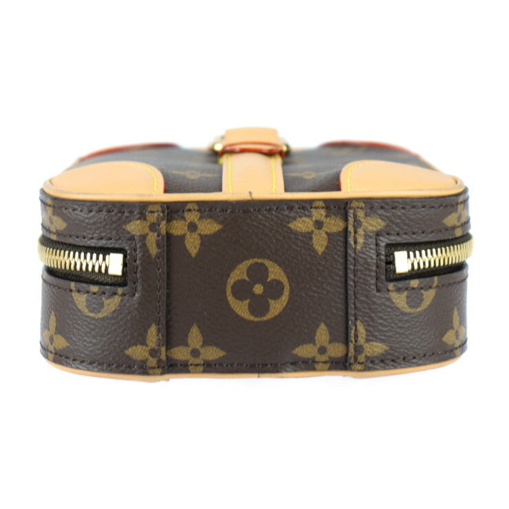 美品 LOUIS VUITTON ルイ ヴィトン ヴァリゼット・ヴェルティカル ハンドバッグ M68623 モノグラムキャンバス レザー ブラウン ゴールド金具 2WAY ショルダーバッグ ポシェット ビトン