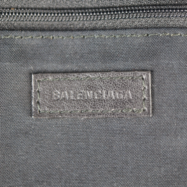 超美品 BALENCIAGA バレンシアガ バックパック エクスプローラー リュック・デイパック 503221 ナイロンキャンバス ブラック マルチカラー ロゴ