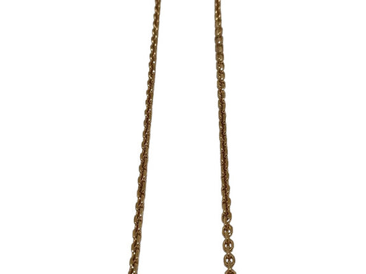 美品 LOUIS VUITTON ルイ ヴィトン ネックレス コリエ・ギャンブル M65096 ゴールド ブルーパープル系 シャンパンカラー系 メタル スワロフスキー・クリスタル レディース