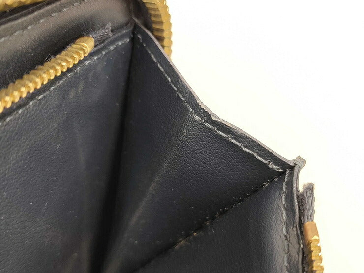 LOUIS VUITTON ルイ ヴィトン 長財布 NIGOコラボ ジッピーウォレット・ヴェルティカル M81107 ブルー系 ネイビー系 ゴールド金具 モノグラム・デニム トリヨンレザー メンズ ラウンドファスナー 日本限定販売品