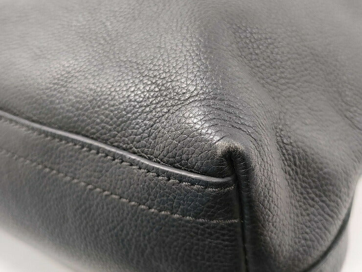 COACH コーチ トートバッグ トンプソン クロスボディー フォルドオーバー トート 70493 ブラック レザー メンズ 2WAY ショルダーバッグ