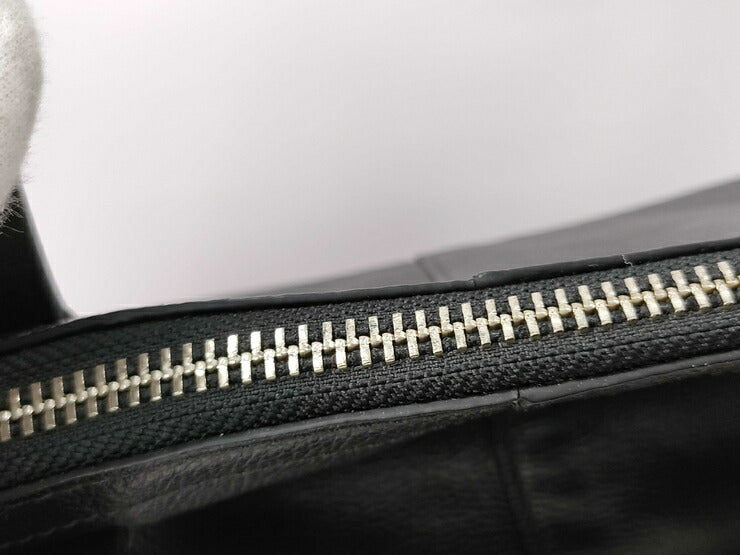 COACH コーチ トートバッグ トンプソン クロスボディー フォルドオーバー トート 70493 ブラック レザー メンズ 2WAY ショルダーバッグ