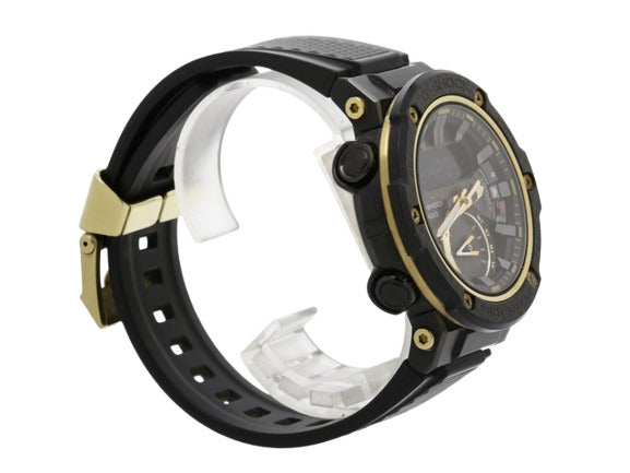 CASIO カシオ 腕時計 G-SHOCK Gショック G-STEEL GST-B200X-1A9JF ブラック カーボン ステンレス 樹脂 メンズ Bluetooth ソーラー アナデジ