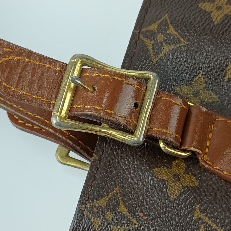 LOUIS VUITTON ルイヴィトン ショルダーバッグ モノグラム バケットPM T42238 ブラウン PVC レザー ユニセックス ゴールド金具 ヴィンテージ アメリカ限定
