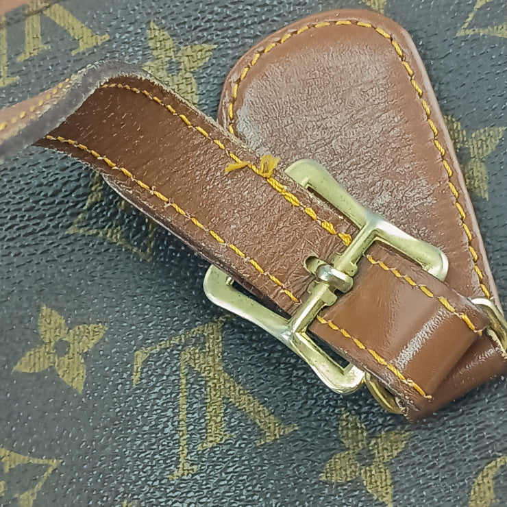 LOUIS VUITTON ルイヴィトン ショルダーバッグ モノグラム バケットPM T42238 ブラウン PVC レザー ユニセックス ゴールド金具 ヴィンテージ アメリカ限定