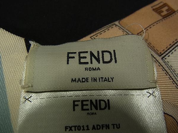 FENDI フェンディ スカーフ ラッピー FXT011 マルチカラー シルク100% レディース