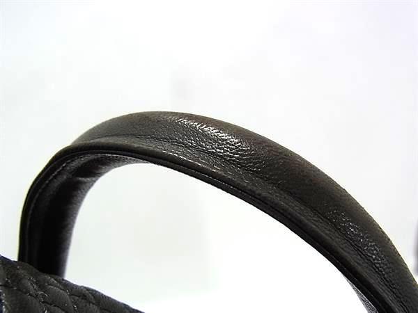 BALLY バリー リュックサック ダークブラウン レザー レディース キルティング 巾着 ゴールド金具