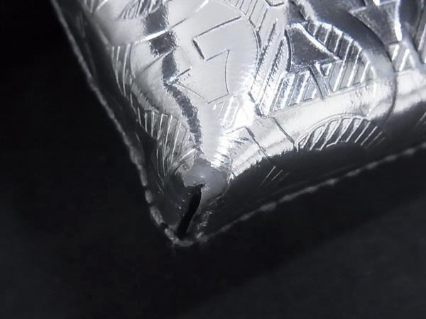 Salvatore Ferragamo フェラガモ ショルダーバッグ ガンチーニ GG24 0311 シルバー PVC×レザー ユニセックス