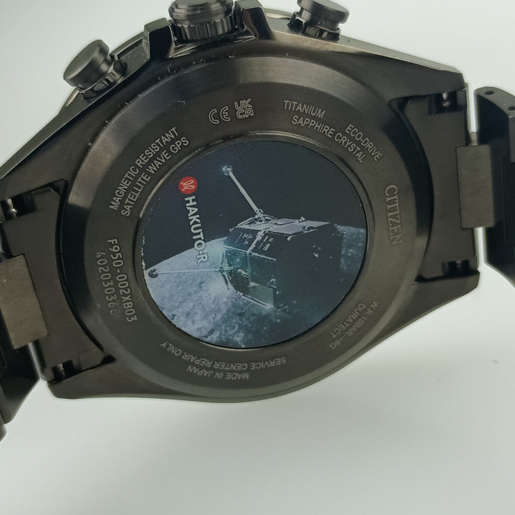 CITIZEN シチズン 時計 アテッサ サテライトウエーブ HAKUTOR コラボレーションモデル F950 002XB03 / CC4065 61Y グレーシェル文字盤 TI TI メンズ 美品