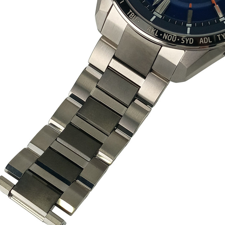 CITIZEN シチズン 時計 アテッサ サテライトウエーブGPSソーラー F150 T025811/CC3085 51L ブルー文字盤 TI TI メンズ 新古未使用展示品