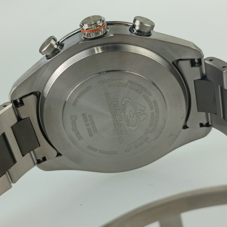 CITIZEN シチズン 時計 アテッサ サテライトウエーブGPSソーラー F150 T025811/CC3085 51L ブルー文字盤 TI TI メンズ 新古未使用展示品