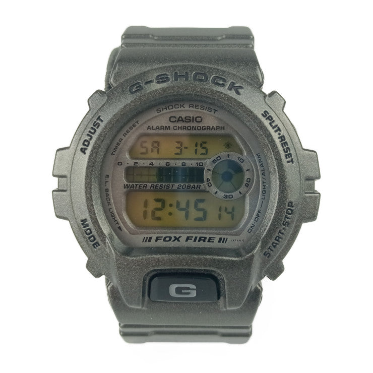 美品 CASIO カシオ 腕時計 G-SHOCK X-treme Ｇショック エクストリーム DW-6900X-8BT ガンメタリック系 グレー系 ステンレス 樹脂 メンズ クオーツ デジタル スポーツモデル