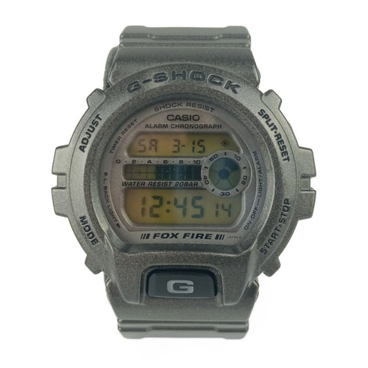 美品 CASIO カシオ 腕時計 G-SHOCK X-treme Ｇショック エクストリーム DW-6900X-8BT ガンメタリック系 グレー系 ステンレス 樹脂 メンズ クオーツ デジタル スポーツモデル