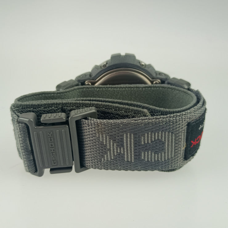 美品 CASIO カシオ 腕時計 G-SHOCK X-treme Ｇショック エクストリーム DW-6900X-8BT ガンメタリック系 グレー系 ステンレス 樹脂 メンズ クオーツ デジタル スポーツモデル