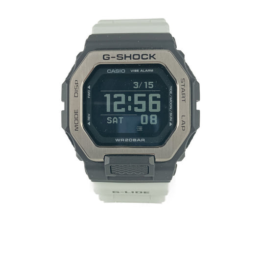 美品 CASIO カシオ 腕時計 G-SHOCK G-LIDE Ｇショック Gライド GBX-100TT-8JF ブラック ライトグレー系 ステンレス 樹脂 メンズ Bluetooth クオーツ デジタル