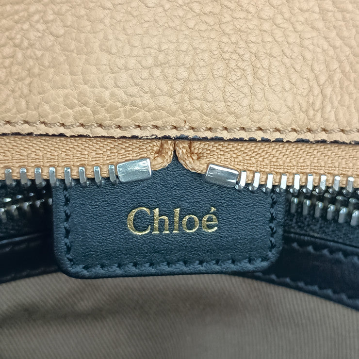 美品 Chloe クロエ ボストンバッグ オーロラ ボストンバッグ - ベージュ系 ゴールド金具 レザー レディース 2WAY ハンドバッグ ショルダーバッグ