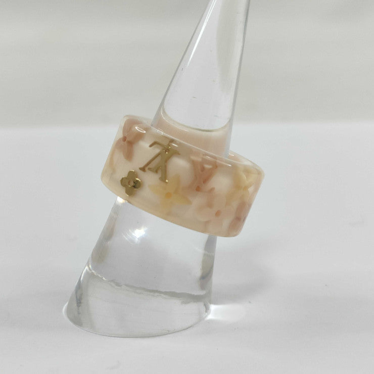 超美品 LOUIS VUITTON ルイ ヴィトン 指輪 リング・バーグ ファランドール M65816 ローズ レジン レディース ＃M