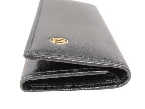 超美品 Cartier カルティエ キーケース パシャライン 4連キーケース L3000203 ブラック ゴールド金具 レザー ユニセックス