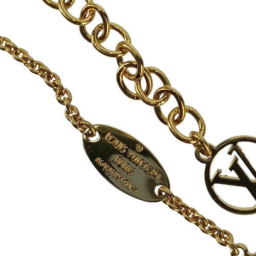 美品 LOUIS VUITTON ルイヴィトン ブレスレット LV&ME R M67175 ゴールド メタル レディース LVサークル