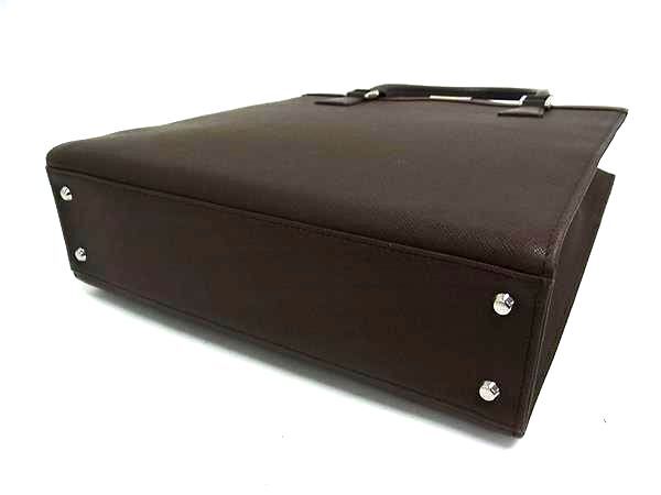 BURBERRY バーバリー ハンドバッグ トートバッグ ブラウン系 レザー レディース シルバー金具 美品