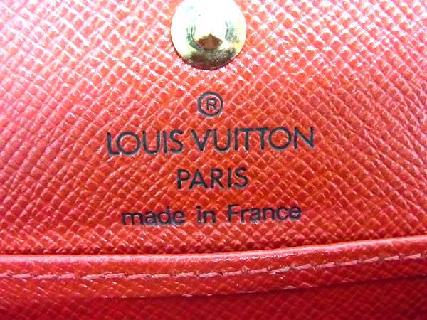 LOUIS VUITTON ルイヴィトン コインケース エピ ポルトモネ ボワット M63697 カスティリアンレッド レザー レディース 小銭入れ 美品