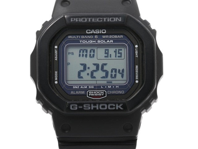CASIO カシオ 腕時計 GSHOCK GW 5000 1JF ブラック 樹脂 ステンレス メンズ デジタル 電波ソーラー