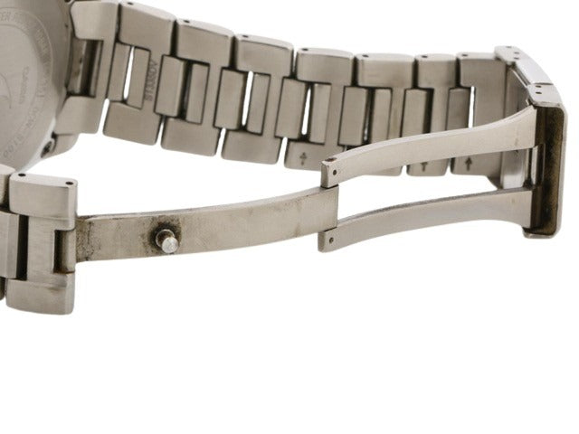 CASIO カシオ 腕時計 オシアナス 3針モデル OCW S100 1AJF シルバー ネイビー文字盤 チタン メンズ アナログ デイト 電波ソーラー