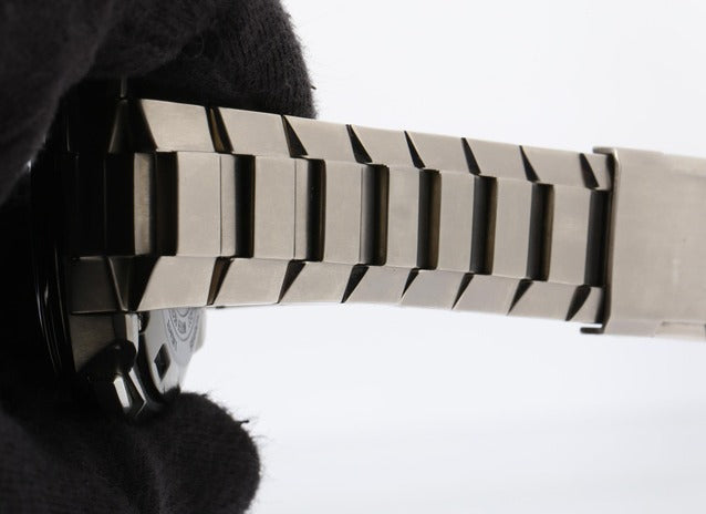 CASIO カシオ 腕時計 オシアナス クラシックライン OCW T410TD 1AJF シルバー ブラック文字盤 チタン メンズ アナデジ 電波ソーラー 美品