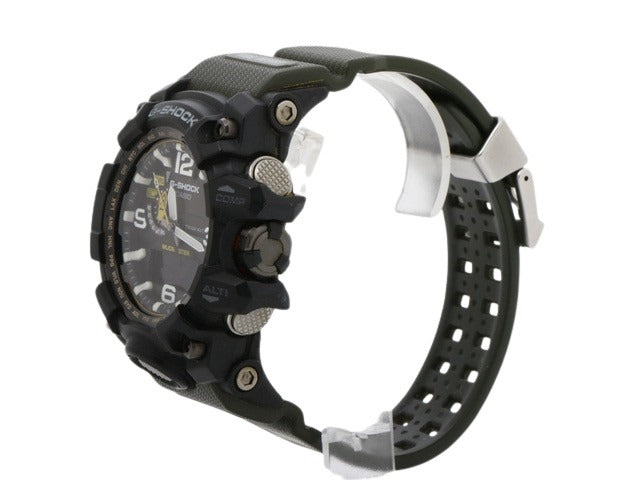 CASIO カシオ 腕時計 GSHOCK マッドマスター GWG 1000 1A3JF ブラック カーキグリーン 樹脂 ステンレス メンズ アナデジ 電波ソーラー