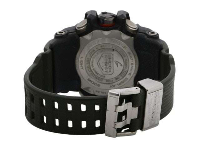 CASIO カシオ 腕時計 GSHOCK マッドマスター GWG 1000 1A3JF ブラック カーキグリーン 樹脂 ステンレス メンズ アナデジ 電波ソーラー
